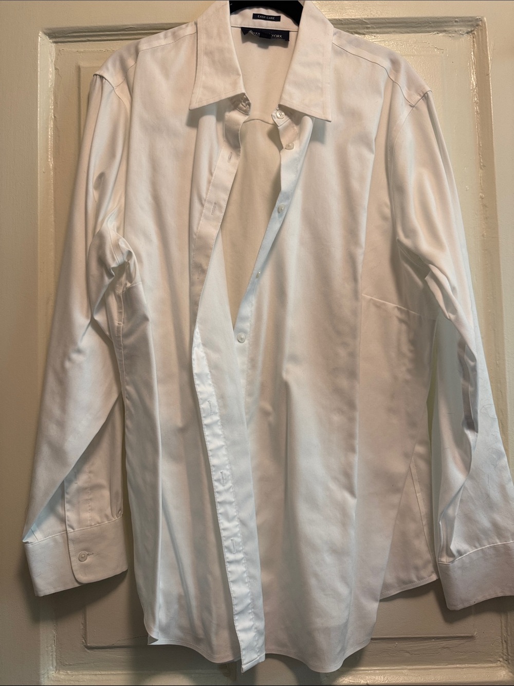 Jones New York White Women's Dress Shirt - Classic Point Collar